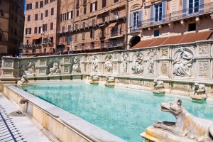 Fonte Gaia di Tito Sarrocchi – Piazza il Campo – Siena The font che sarà oggetto di restaurant nel prossima cantiere scuola.